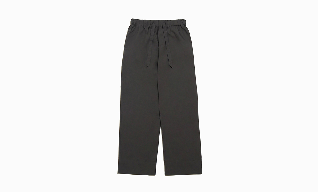 CHARCOAL ROUGH SLACKS PANTS