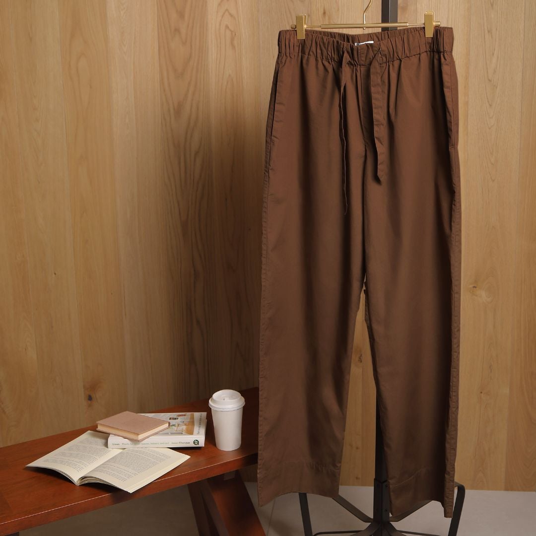 BROWN ROUGH SLACKS PANTS ｜MASAHIRO COLOR | ROOM614